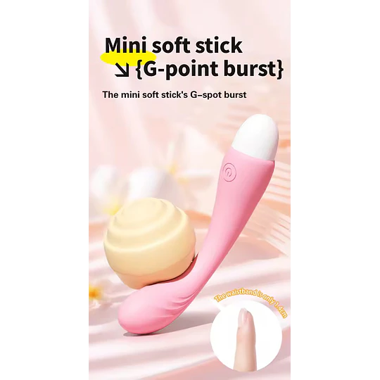 Vibrador Jumping Pleasure - USB recargable - 10 patrones de estimulación - Anal o Vaginal - travel 13cms