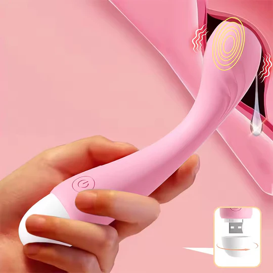 Vibrador Jumping Pleasure - USB recargable - 10 patrones de estimulación - Anal o Vaginal - travel 13cms