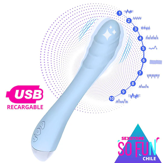 Vibrador Jumping Freestyle - USB recargable - 10 patrones de estimulación - Anal o Vaginal