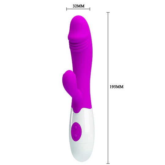 Vibrador Dual SexyBeats 10 Patrones - Anal, Vaginal y Clitorial