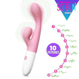 Vibrador Dual SexyFinger - Estimulación Doble, Anal, Vaginal y Clitorial
