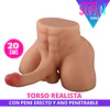 Torso Masculino 4kg HiperRealista APOLO MAXXX con Dildo y Ano incluido (consolador 20cms)