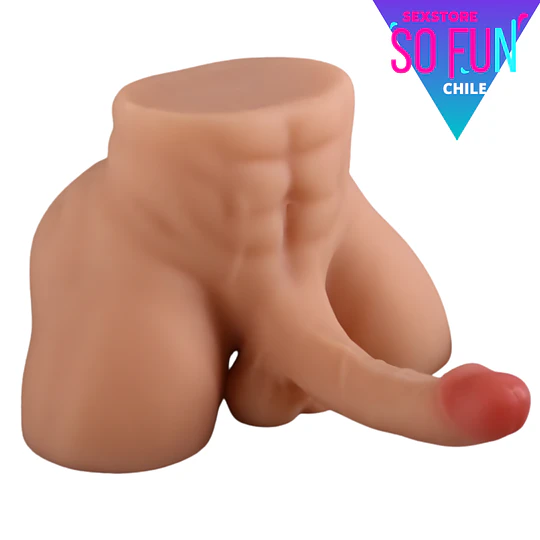 Torso Masculino 4kg HiperRealista APOLO MAXXX con Dildo y Ano incluido (consolador 20cms)