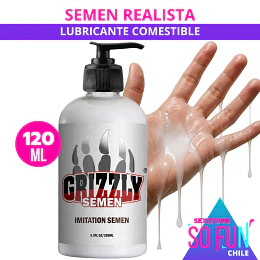 Lubricante Imitación Semen Comestible GarraGrizzly 120ML