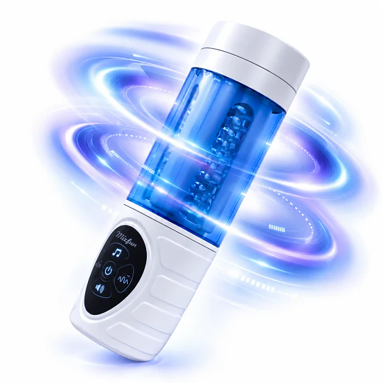 Masturbador con Rotación para el Pene - 9 Patrones de Giro - AndromedaMAXX