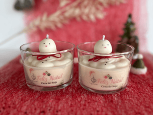Vela Boneco de Neve