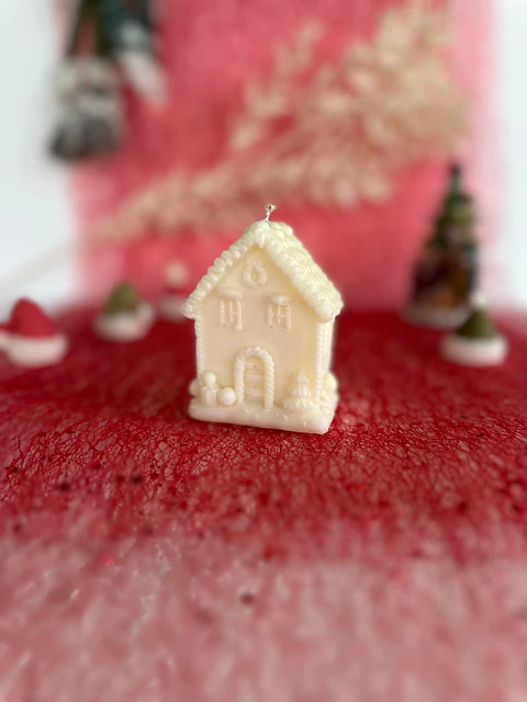 Vela Casinha de Natal