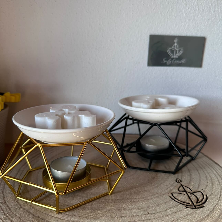 Queimador de Wax Melts – Estrutura Geométrica 1