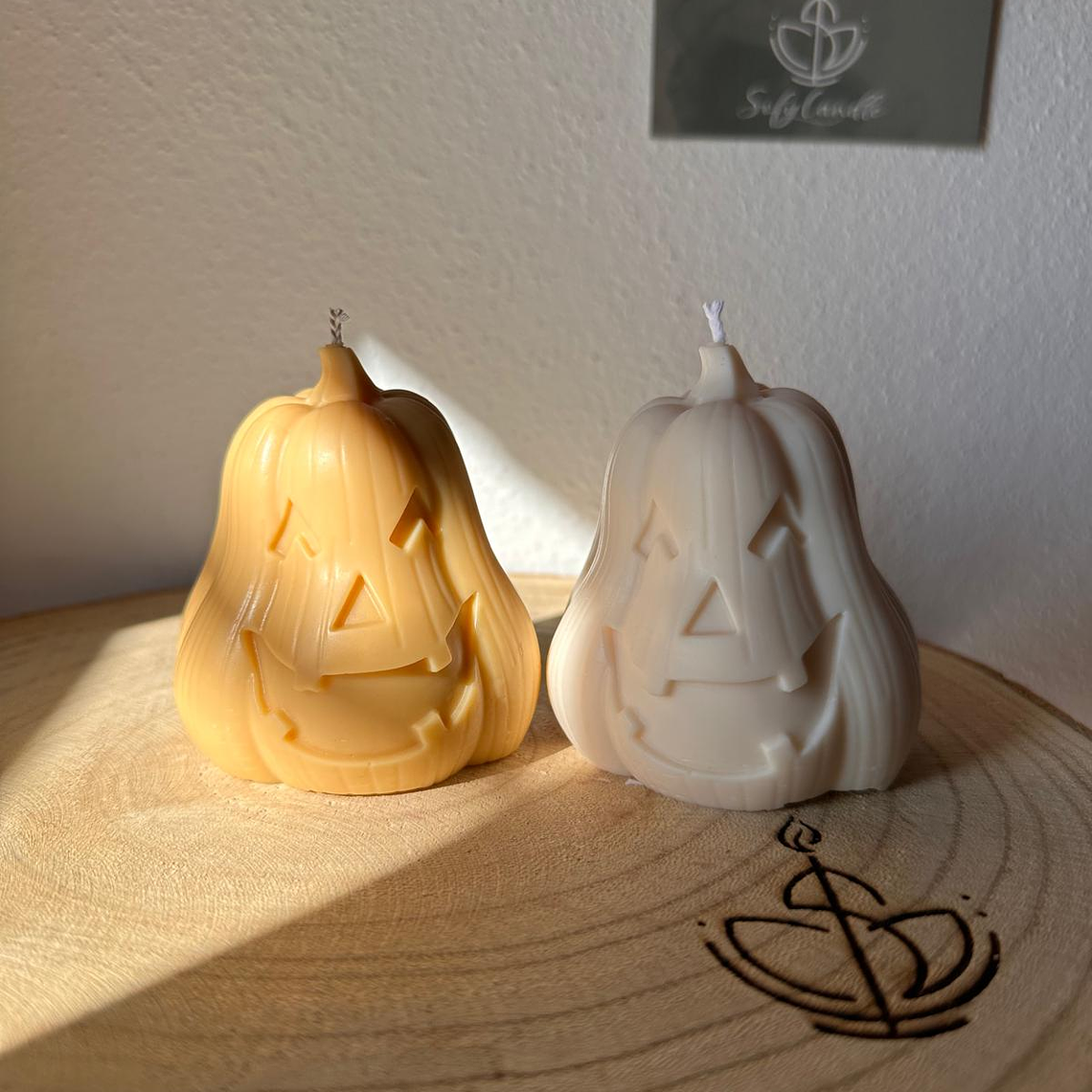 Vela Abóbora Halloween 1