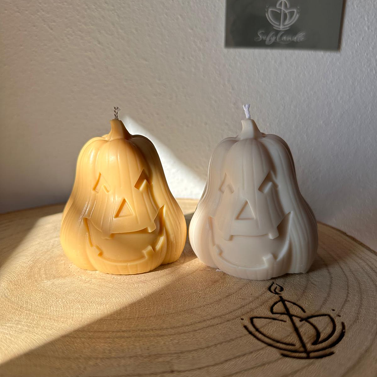 Vela Abóbora Halloween 1