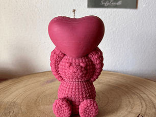 Vela Ursinho com Coração