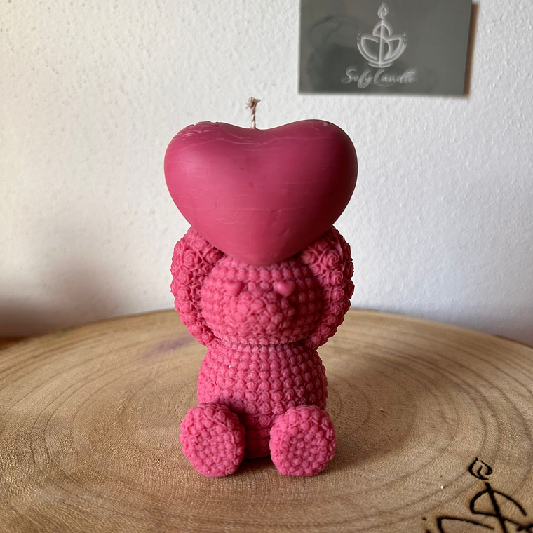 Vela Ursinho com Coração 1