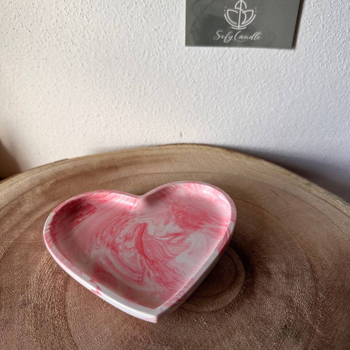 Bandeja Coração em Jesmonite 1