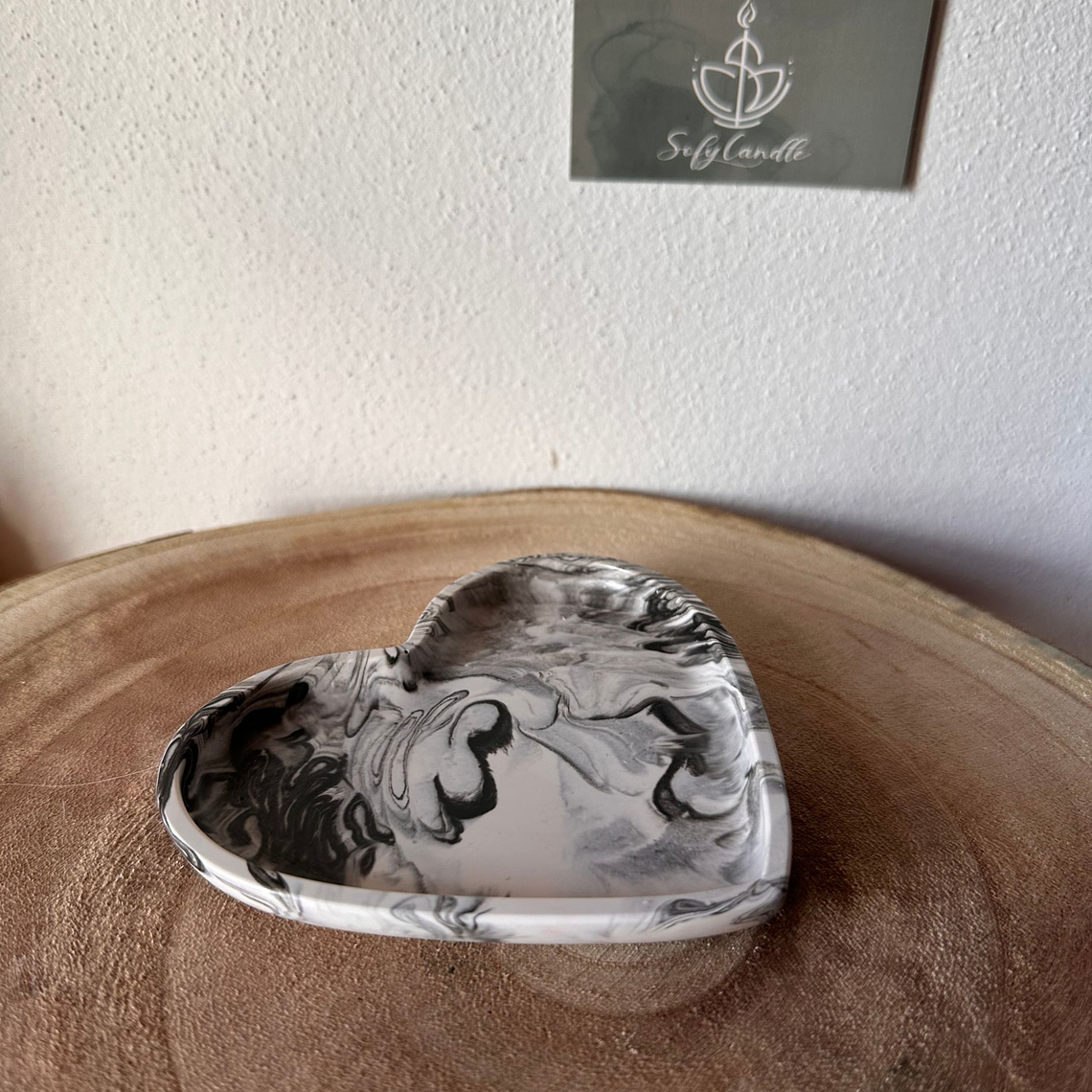 Bandeja Coração em Jesmonite 3