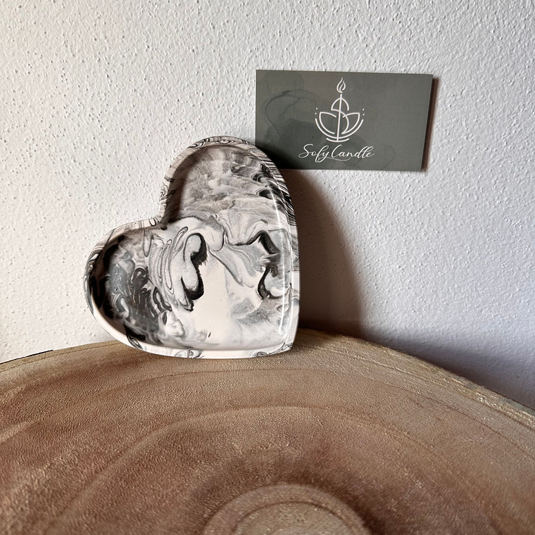 Bandeja Coração em Jesmonite 4