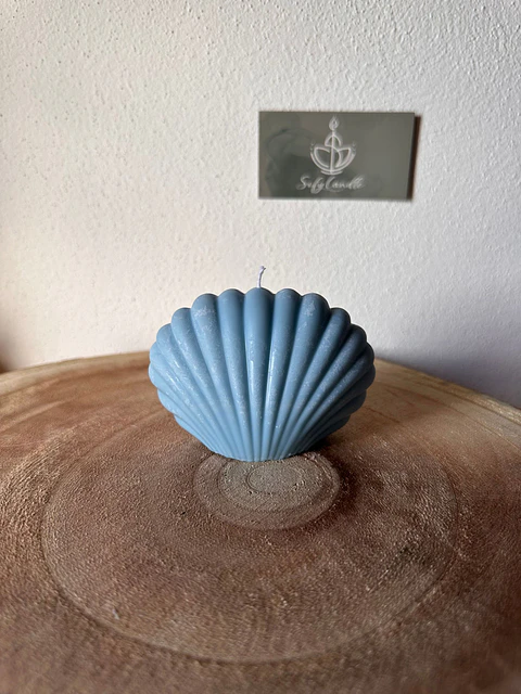 Vela Decorativa Concha