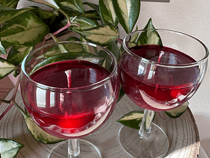 Vela Decorativa em Copo de Vidro