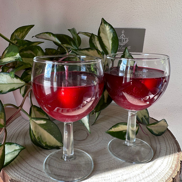 Vela Decorativa em Copo de Vidro 2