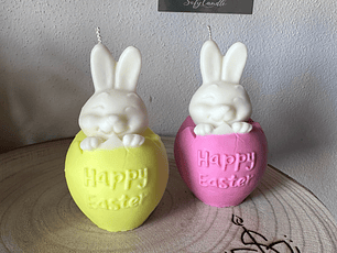Vela Decorativa Coelho “Boa Páscoa”