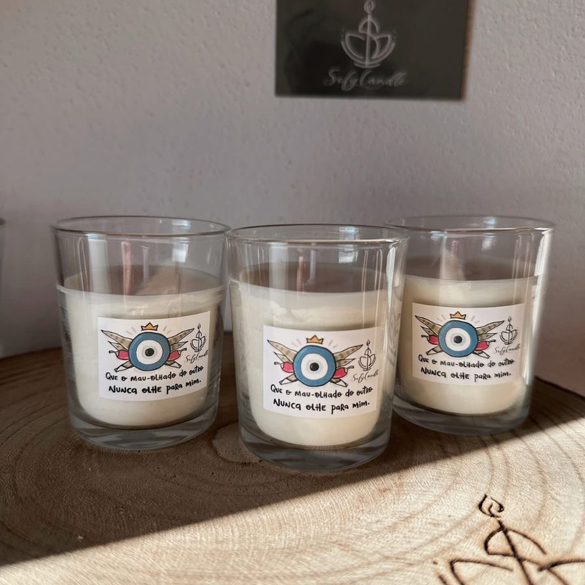 Vela Decorativa Olho da Inveja 1