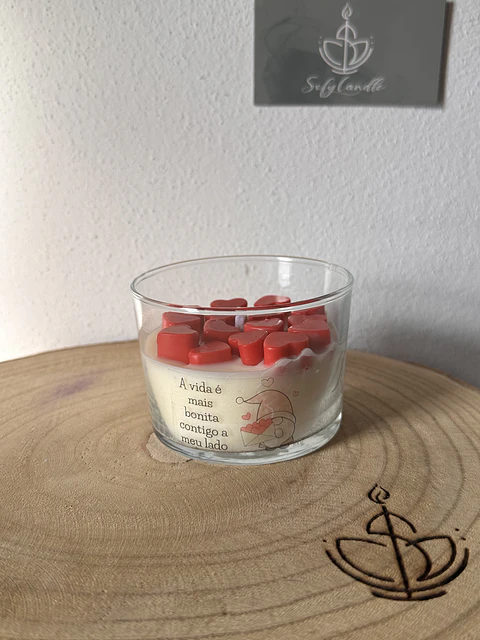 Vela com Mensagem Personalizada