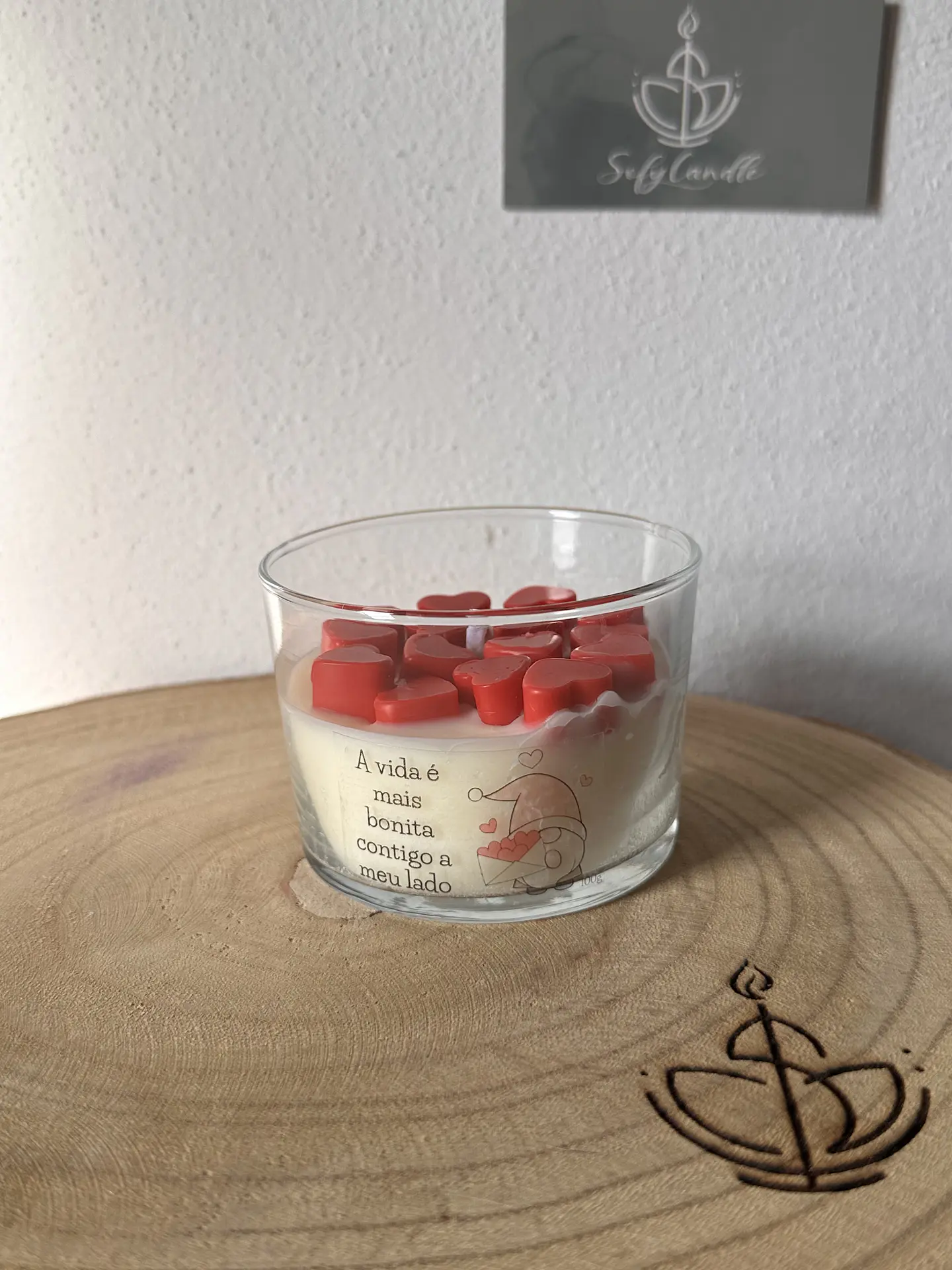 Vela com Mensagem Personalizada 1