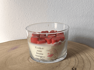 Vela com Mensagem Personalizada