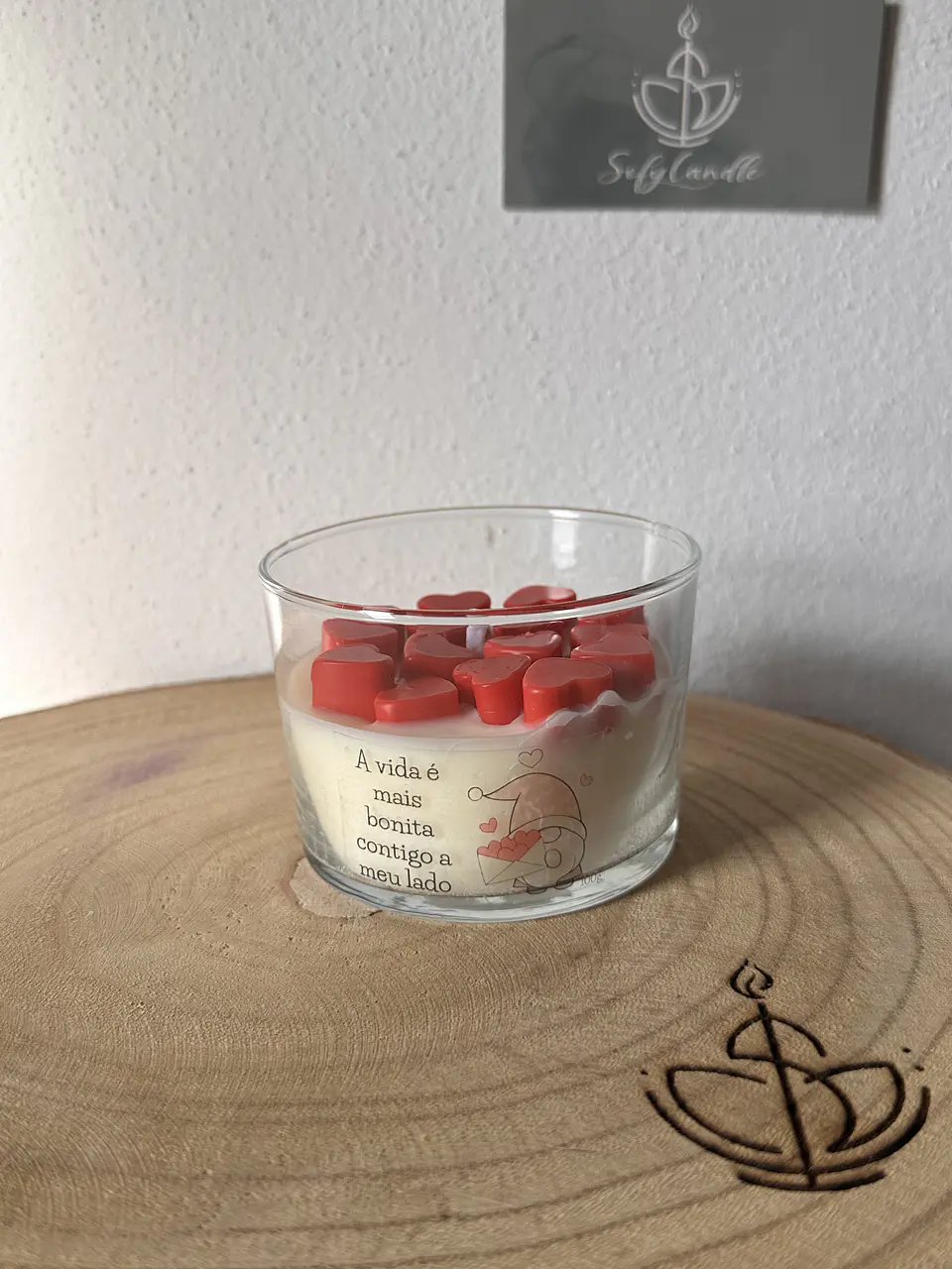 Vela com Mensagem Personalizada 1