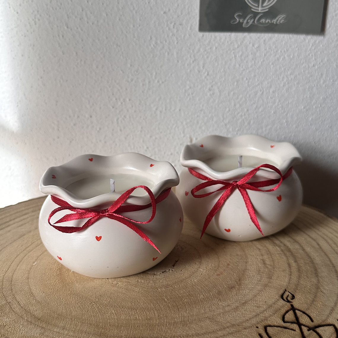 Vela em Copo Jesmonite 1