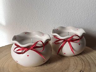 Vela em Copo Jesmonite