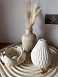 Conjunto Decorativo em Jesmonite com Vela - Thumbnail 2