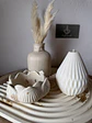 Conjunto Decorativo em Jesmonite com Vela - Thumbnail 3