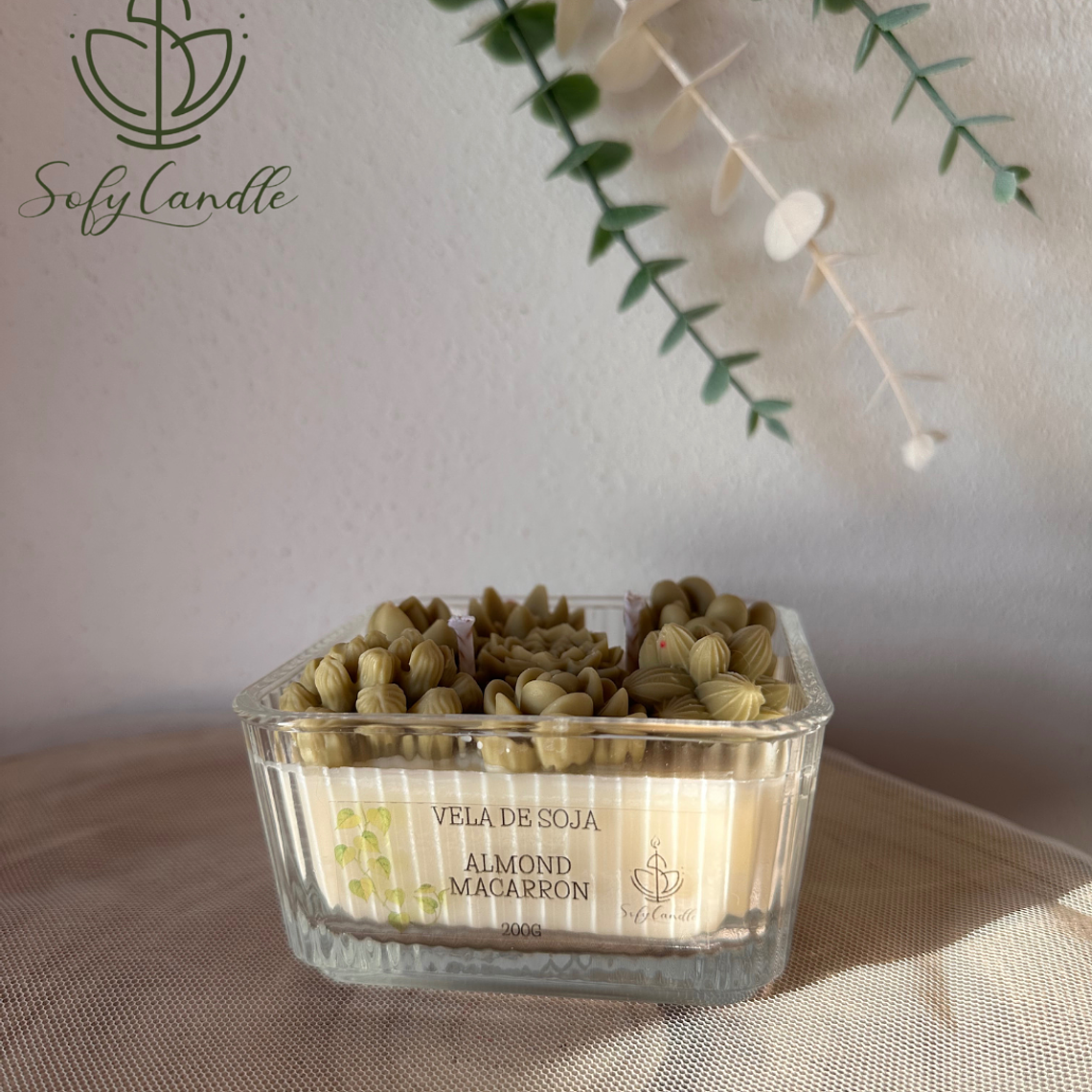 Vela de Soja - Suculentas 2