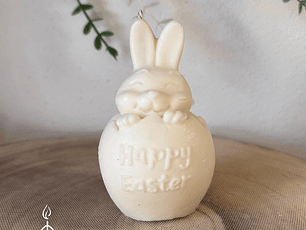 Vela Decorativa Coelho “Boa Páscoa”
