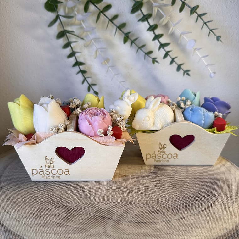 Cesta Floral Personalizada 1