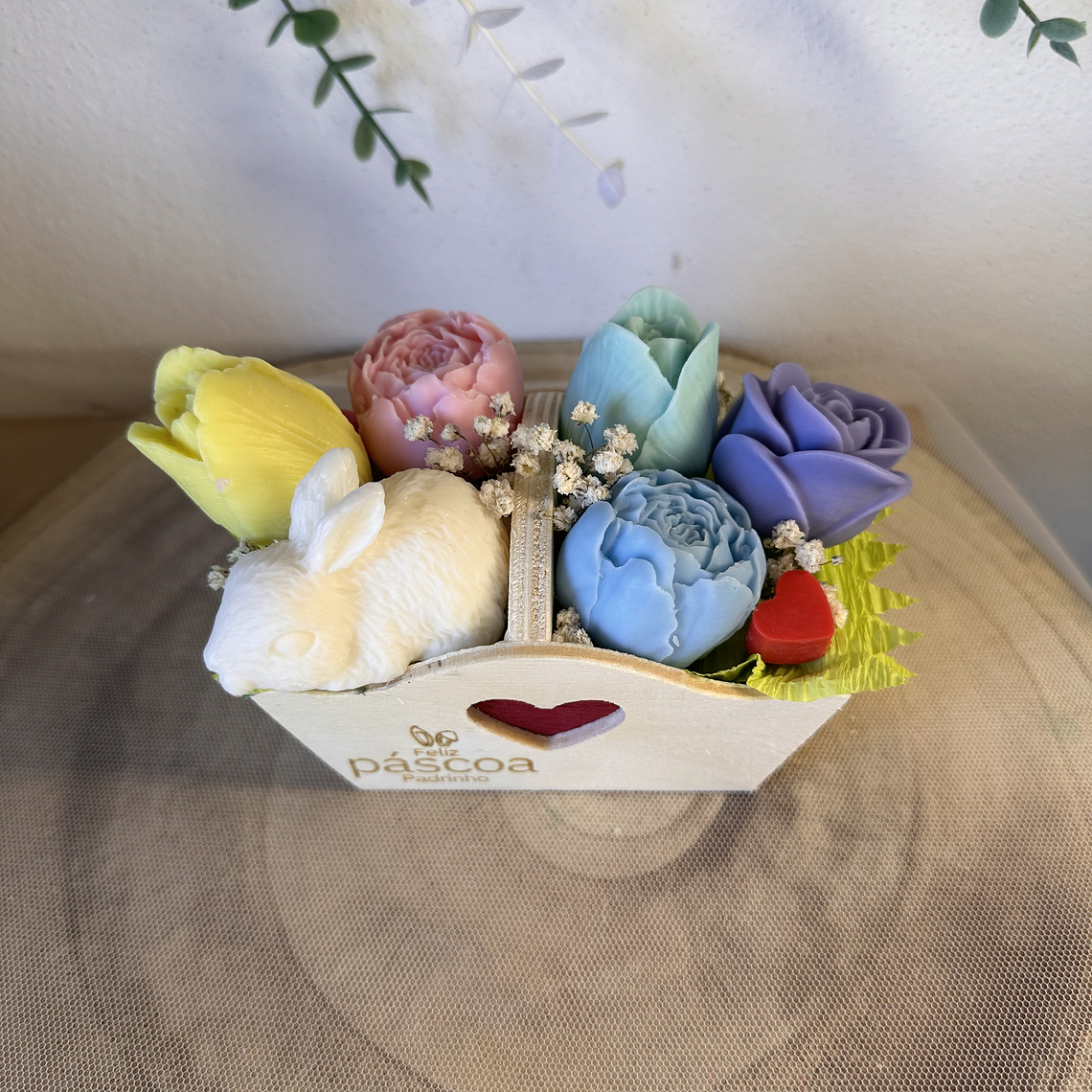 Cesta Floral Personalizada 4