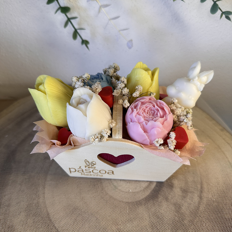 Cesta Floral Personalizada 6