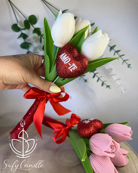 Mini Ramo de Tulipas