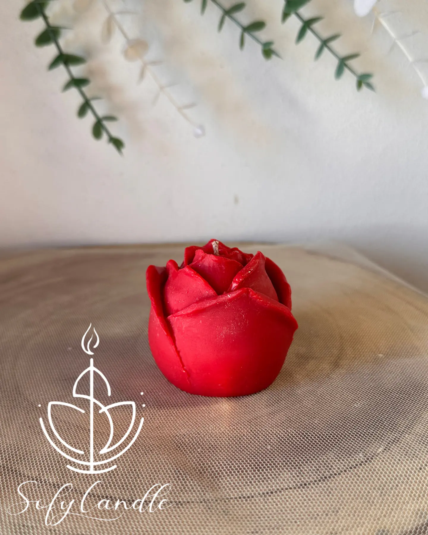 Vela em Forma de Rosa 2