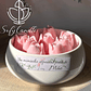 Taça Decorativa Floral para Mãe com Velas Artesanais - Thumbnail 1
