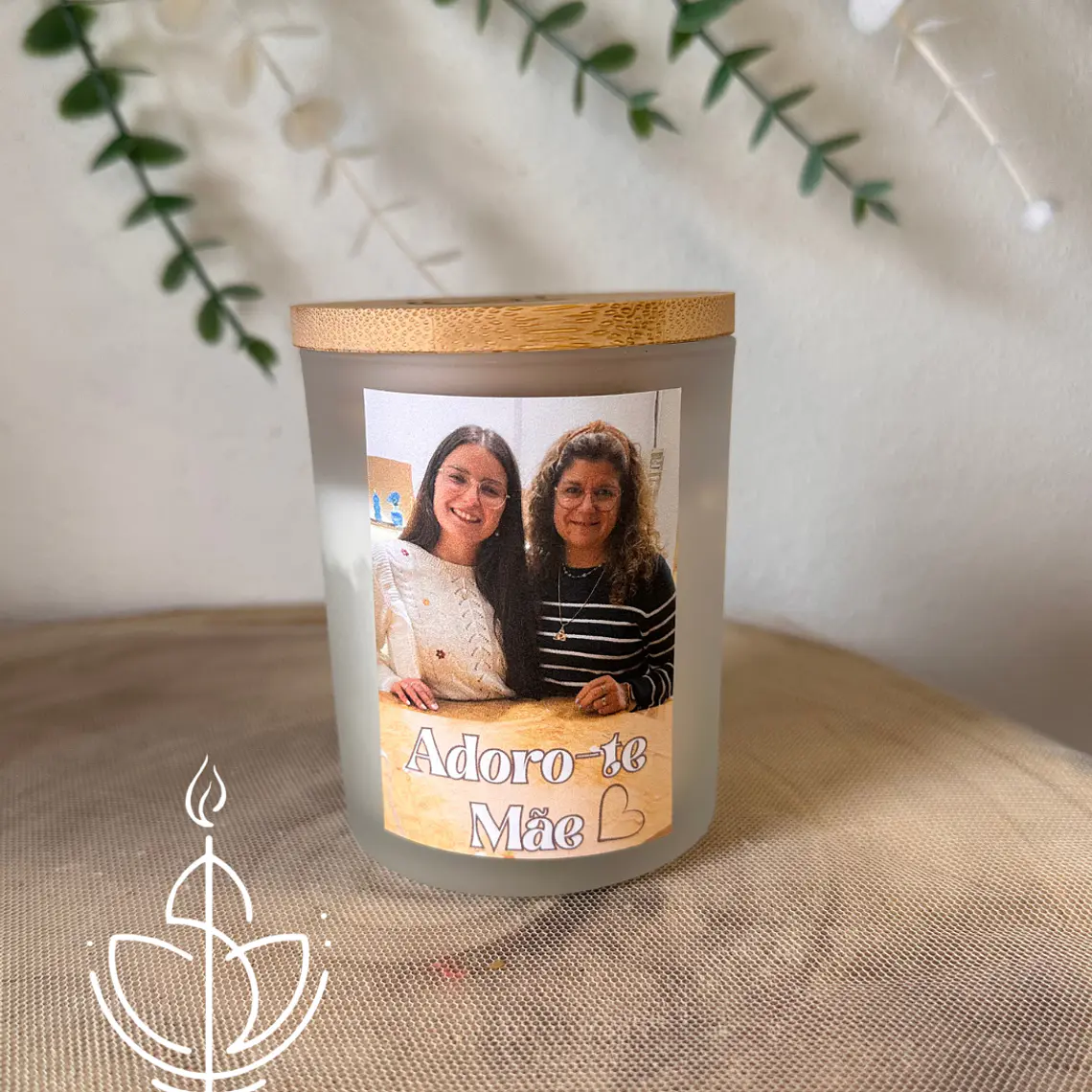 Vela Personalizada com Fotografia e Mensagem 1