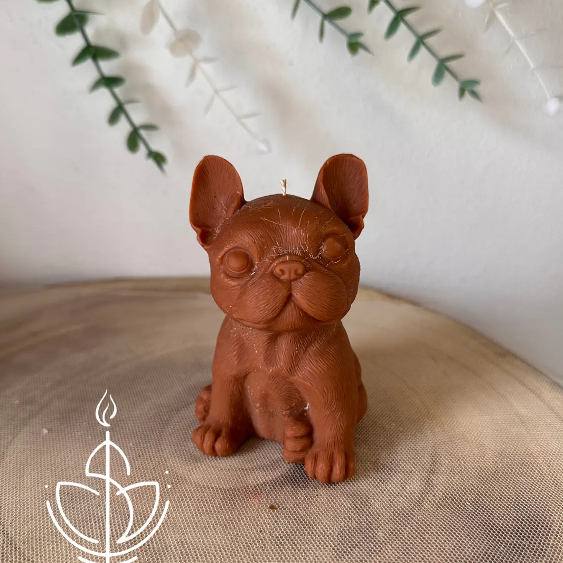 Vela Decorativa Bulldog 1