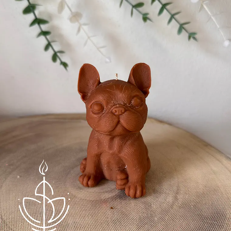 Vela Decorativa Bulldog 1