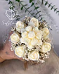 Bouquet de Tulipas com Flores Artesanais - Thumbnail 1