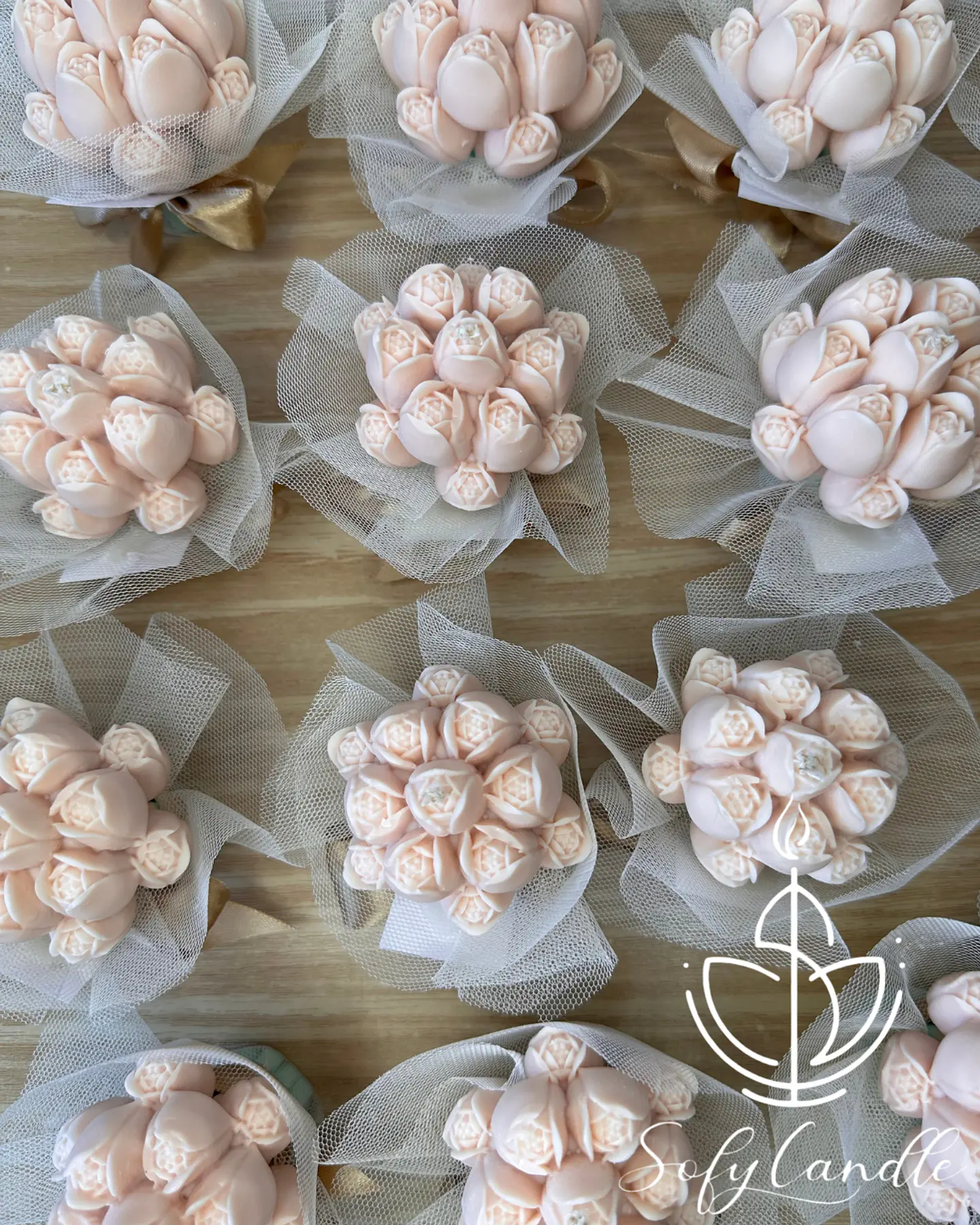 Mini Ramo de Tulipas com Etiqueta Personalizada 2