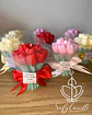 Vela Bouquet de Tulipas com mensagem Personalizada - Thumbnail 1