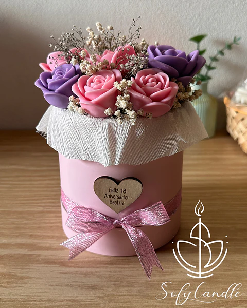 Bouquet de Rosas Personalizável com Mensagem