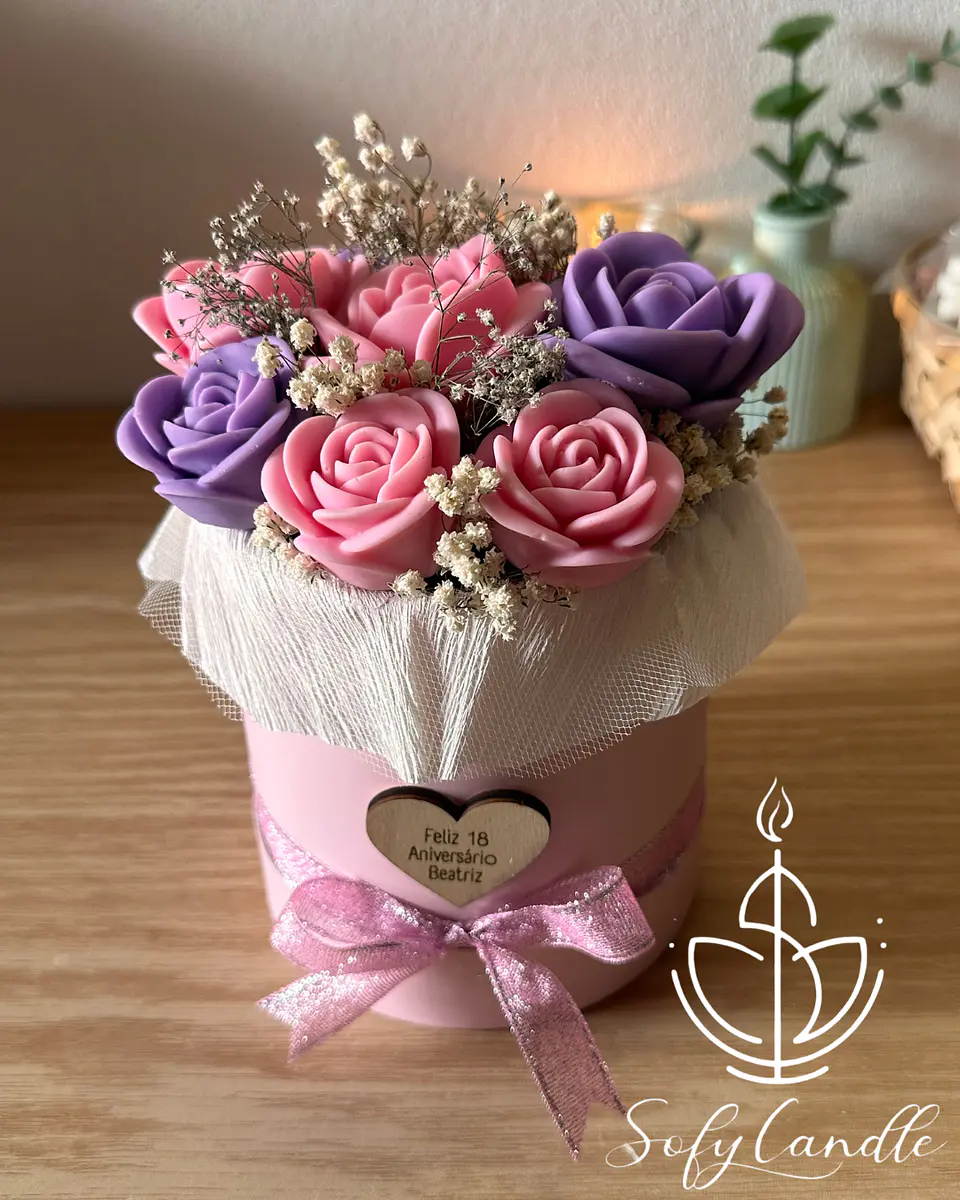 Bouquet de Rosas Personalizável com Mensagem 2
