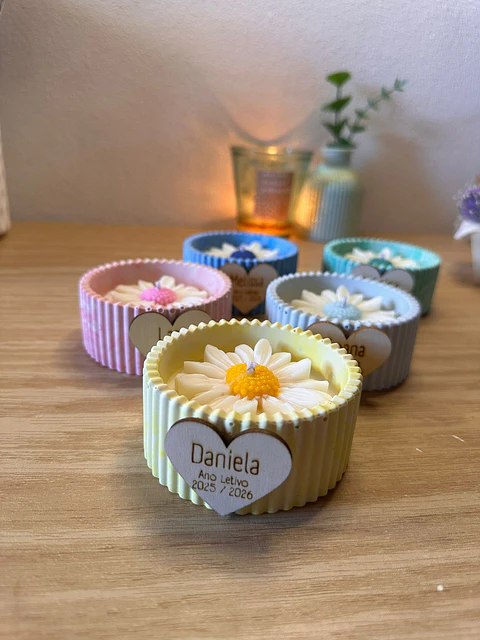 Vela Margarida Personalizada