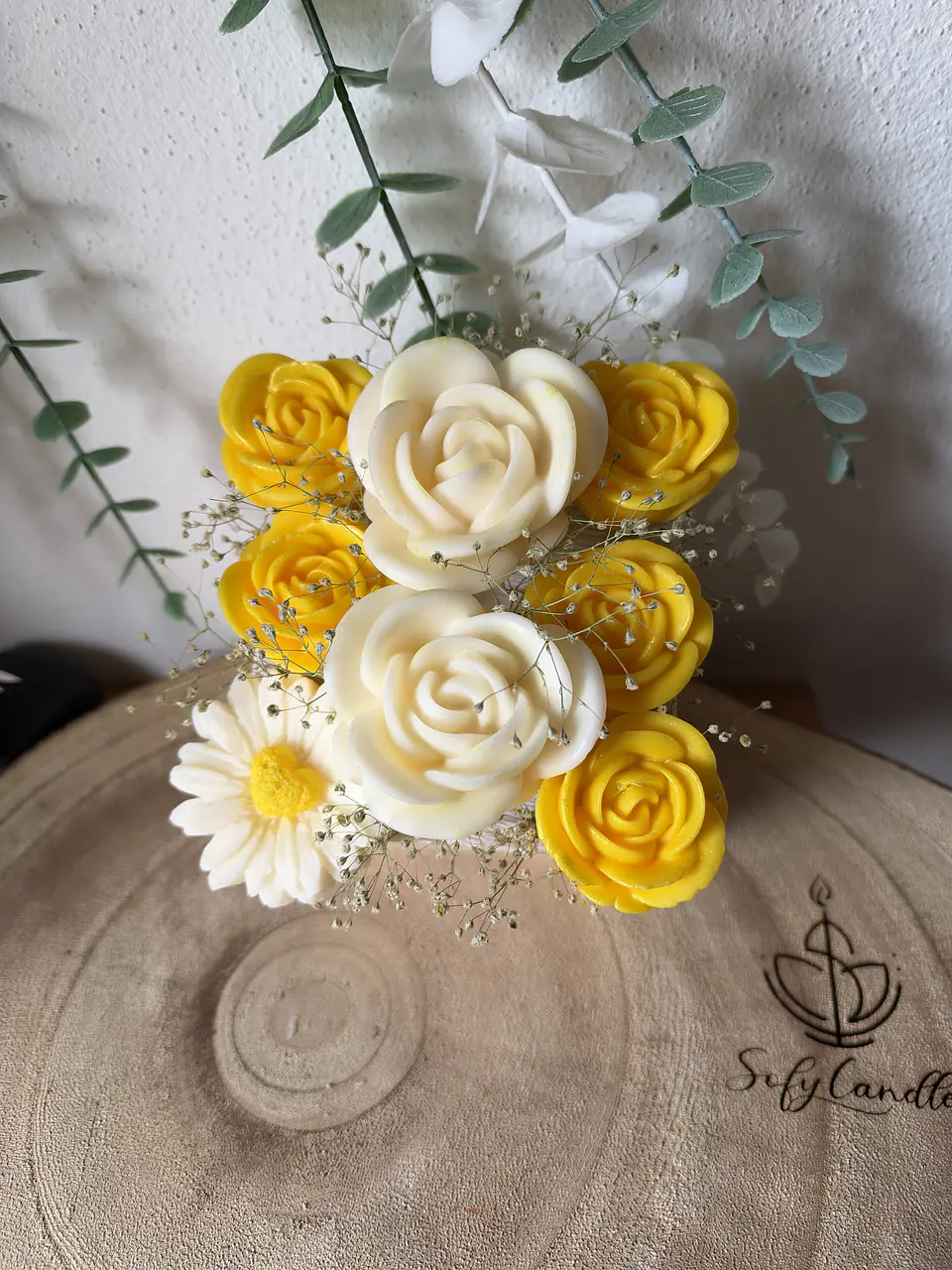 Caixa Bouquet de Velas com Mensagem Personalizada 6